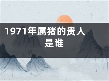 1971年属猪的贵人是谁