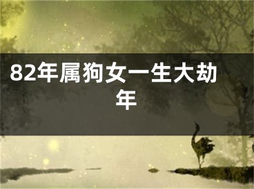 82年属狗女一生大劫年