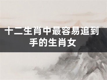 十二生肖中最容易追到手的生肖女