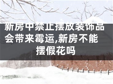 新房中禁止摆放装饰品会带来霉运,新房不能摆假花吗