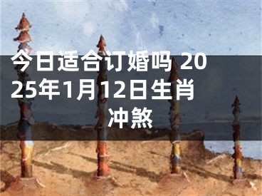 今日适合订婚吗 2025年1月12日生肖冲煞