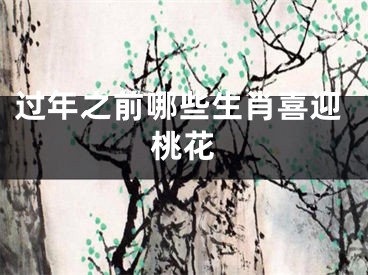 过年之前哪些生肖喜迎桃花