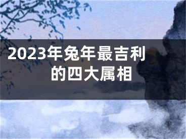 2023年兔年最吉利的四大属相