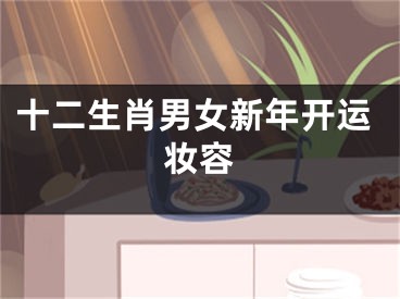 十二生肖男女新年开运妆容