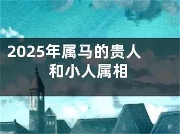 2025年属马的贵人和小人属相