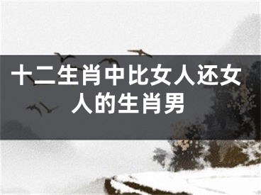 十二生肖中比女人还女人的生肖男