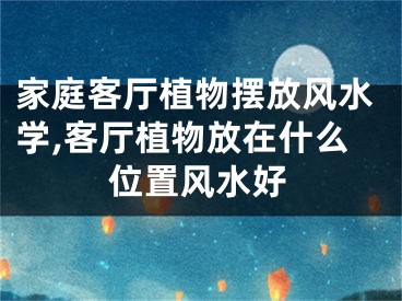家庭客厅植物摆放风水学,客厅植物放在什么位置风水好