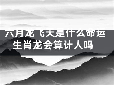 六月龙飞天是什么命运 生肖龙会算计人吗