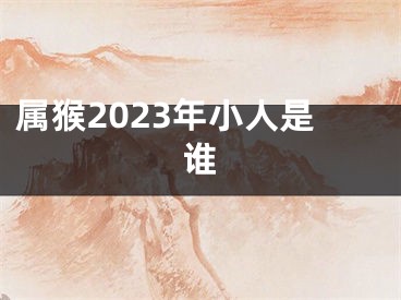 属猴2023年小人是谁