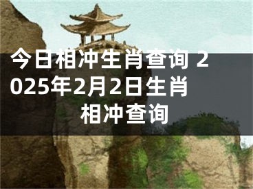 今日相冲生肖查询 2025年2月2日生肖相冲查询