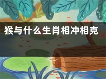 猴与什么生肖相冲相克 