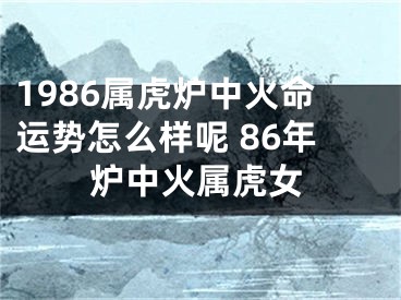 1986属虎炉中火命运势怎么样呢 86年炉中火属虎女
