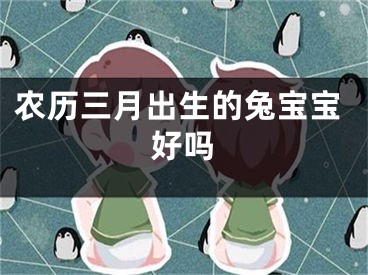农历三月出生的兔宝宝好吗