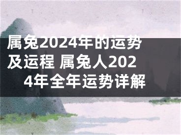 属兔2024年的运势及运程 属兔人2024年全年运势详解