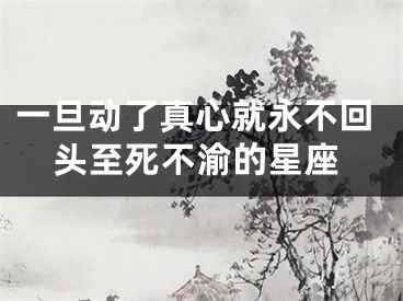 一旦动了真心就永不回头至死不渝的星座