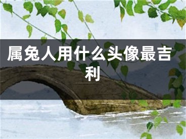 属兔人用什么头像最吉利