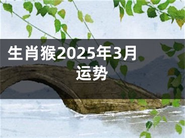 生肖猴2025年3月运势