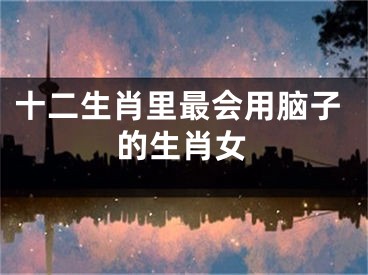 十二生肖里最会用脑子的生肖女