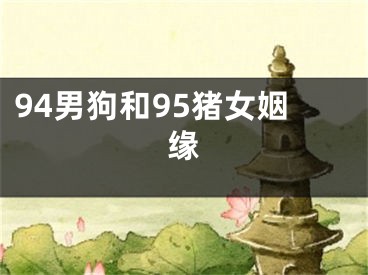 94男狗和95猪女姻缘