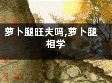 萝卜腿旺夫吗,萝卜腿相学