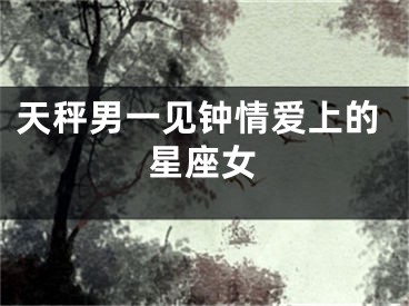 天秤男一见钟情爱上的星座女