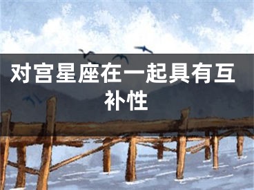 对宫星座在一起具有互补性