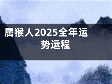 属猴人2025全年运势运程