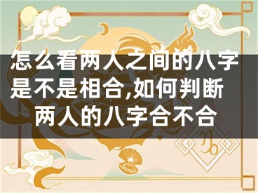 怎么看两人之间的八字是不是相合,如何判断两人的八字合不合