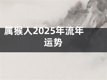 属猴人2025年流年运势