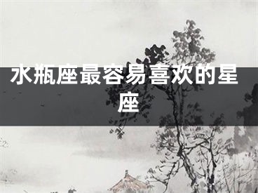 水瓶座最容易喜欢的星座