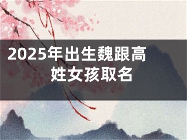 2025年出生魏跟高姓女孩取名