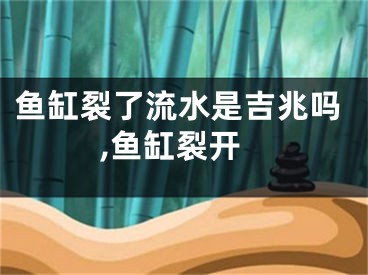 鱼缸裂了流水是吉兆吗,鱼缸裂开