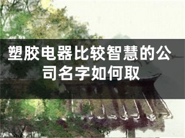 塑胶电器比较智慧的公司名字如何取