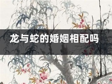 龙与蛇的婚姻相配吗