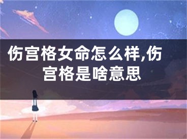 伤宫格女命怎么样,伤宫格是啥意思