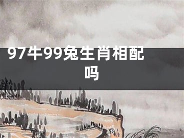 97牛99兔生肖相配吗