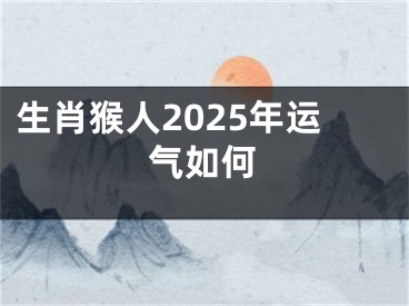生肖猴人2025年运气如何