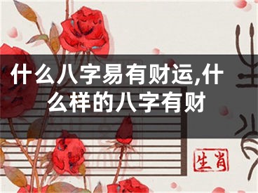 什么八字易有财运,什么样的八字有财