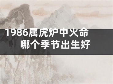 1986属虎炉中火命哪个季节出生好