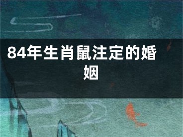 84年生肖鼠注定的婚姻