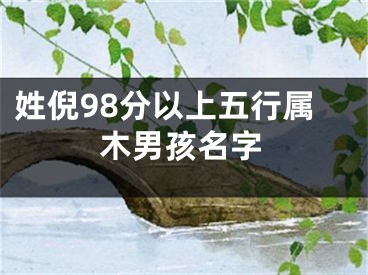 姓倪98分以上五行属木男孩名字