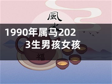 1990年属马2023生男孩女孩