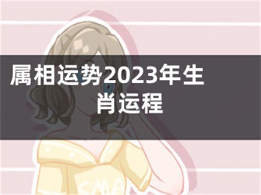 属相运势2023年生肖运程