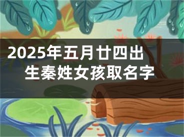2025年五月廿四出生秦姓女孩取名字