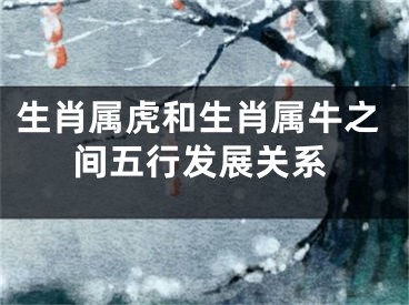 生肖属虎和生肖属牛之间五行发展关系