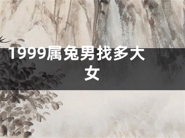 1999属兔男找多大女