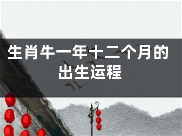 生肖牛一年十二个月的出生运程