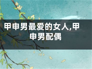 甲申男最爱的女人,甲申男配偶