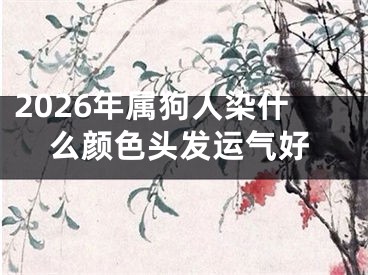 2026年属狗人染什么颜色头发运气好