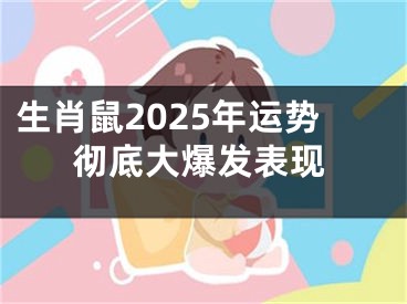 生肖鼠2025年运势彻底大爆发表现